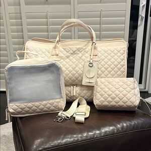 ETRONIK Weekender Overnight Bags for Women, Large Travel Duffle Bag NWT 3 Pieces